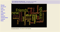 Desktop Screenshot of newfriendsforbereaved.org